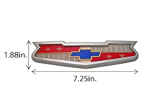 1960 TRUNK BEZEL ASSEMBLY, 6-CYL